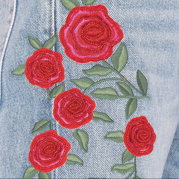 GRLFRND Karolina Embroidered Skinny Jean Size 26 - Picture 5 of 11